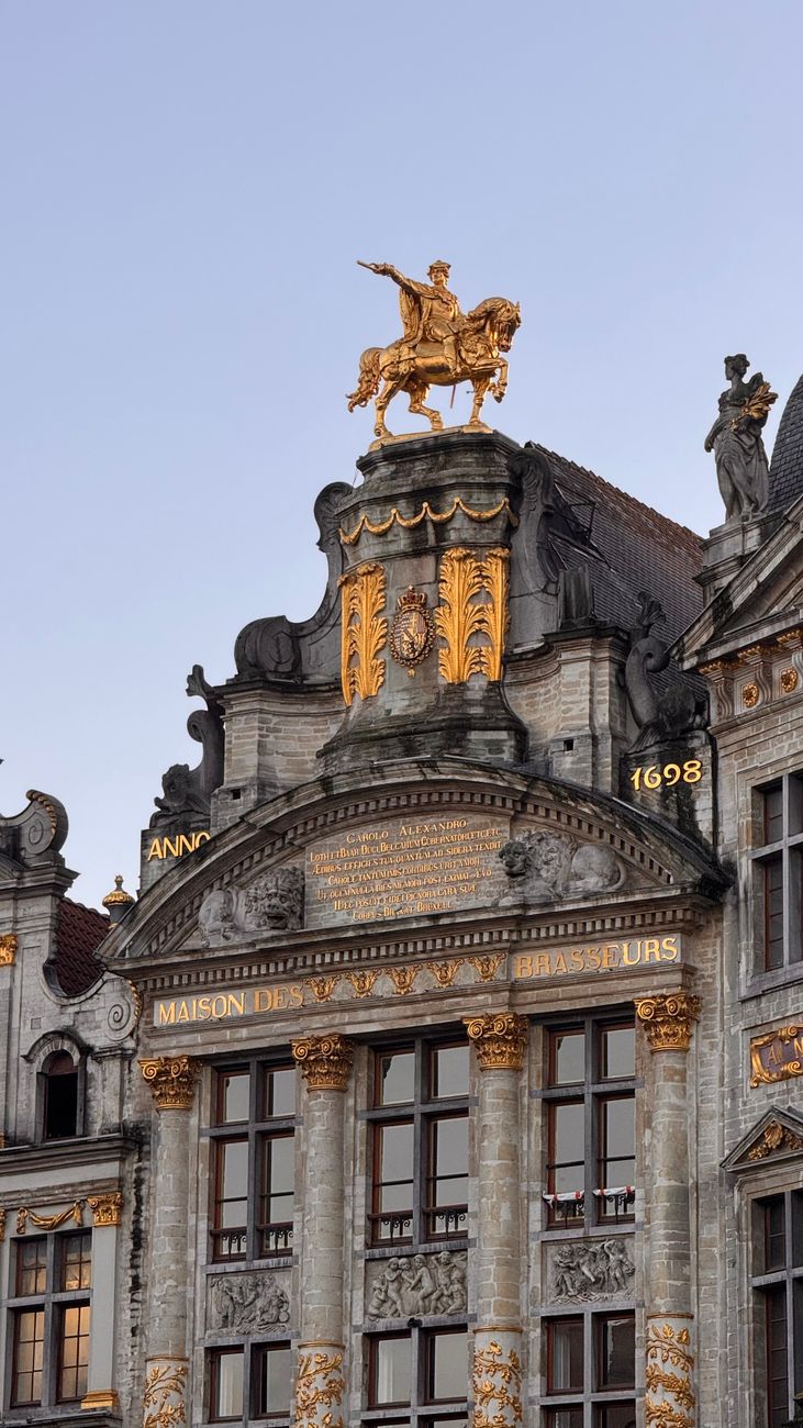 Historische gildehuizen op de Grote Markt in Brussel
